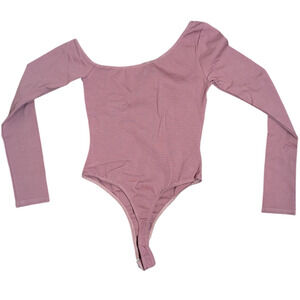 Timing - Dark Mauve- Long Sleeve - Body Suit - Size Small - New with Tags